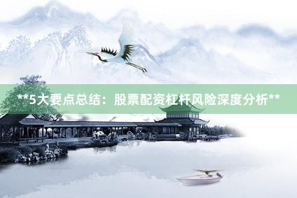 **5大要点总结：股票配资杠杆风险深度分析**